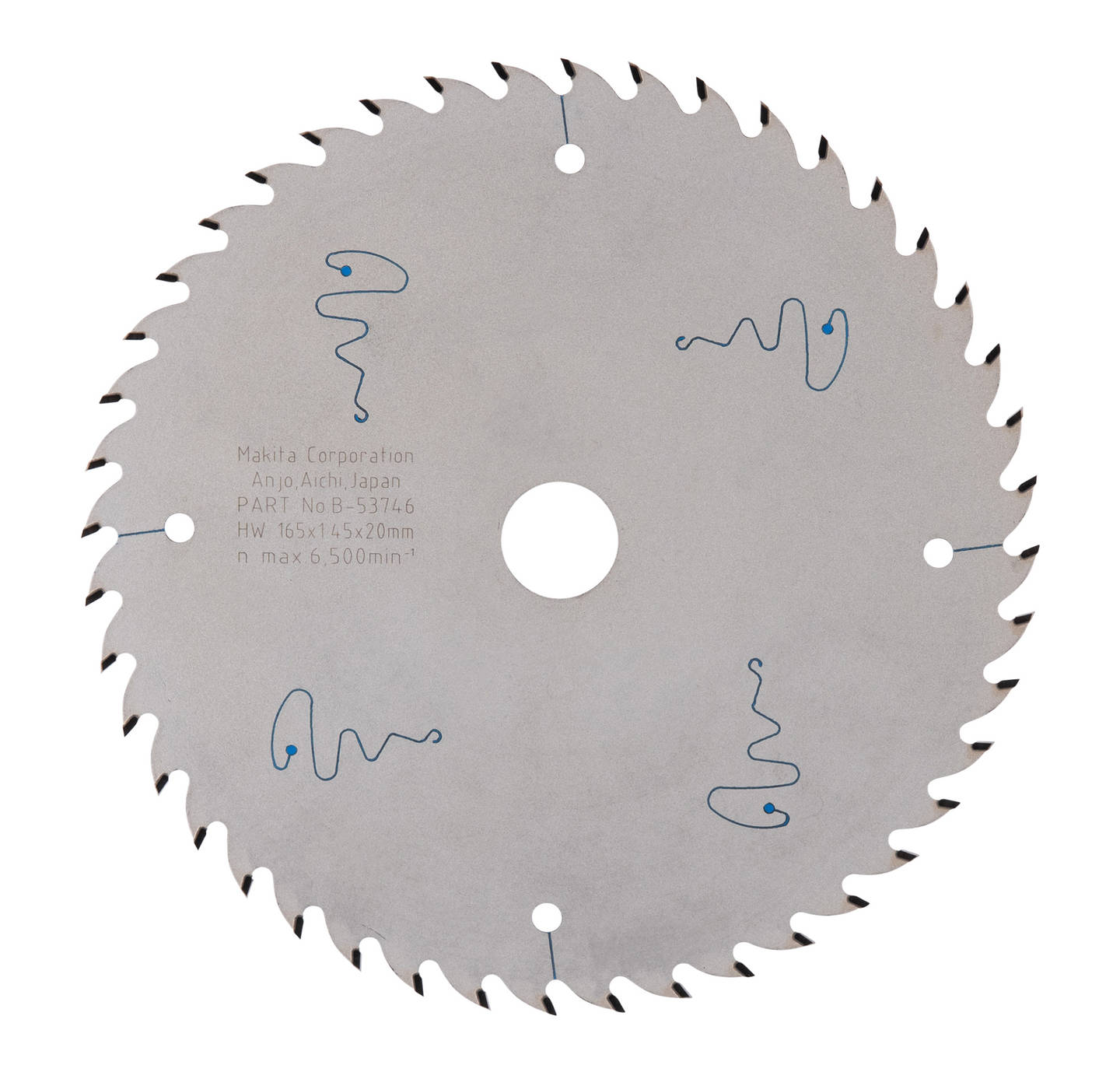 Pyörösahanterä Makita Specialized 165x20x1,45mm Z-44 puu/MDF