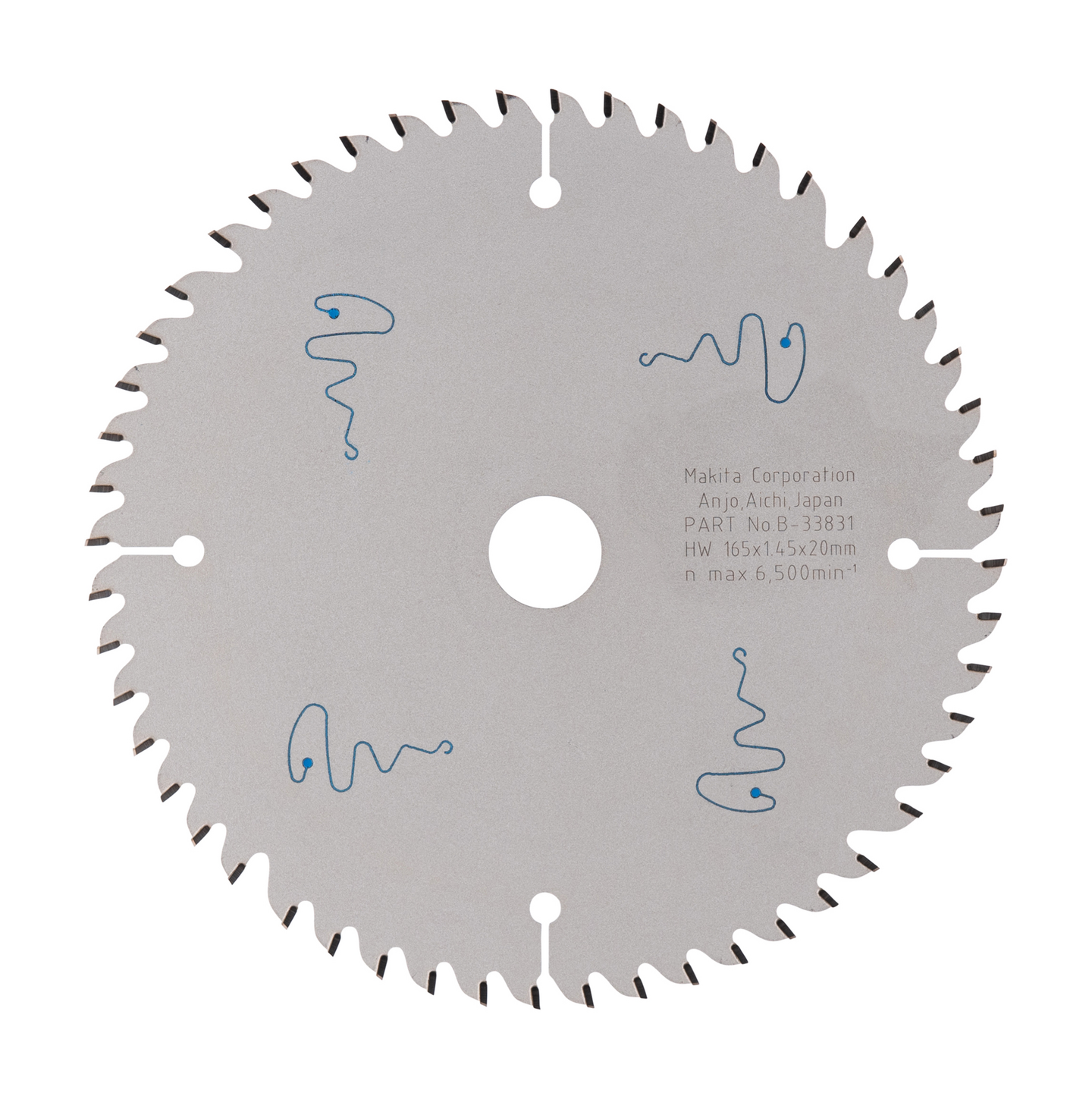 Pyörösahanterä Makita Specialized 165x20x1,5mm Z-52