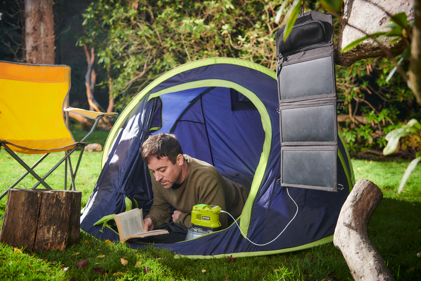 Invertteri/akkulaturi Ryobi RY18BI150B 18V ONE+ runko