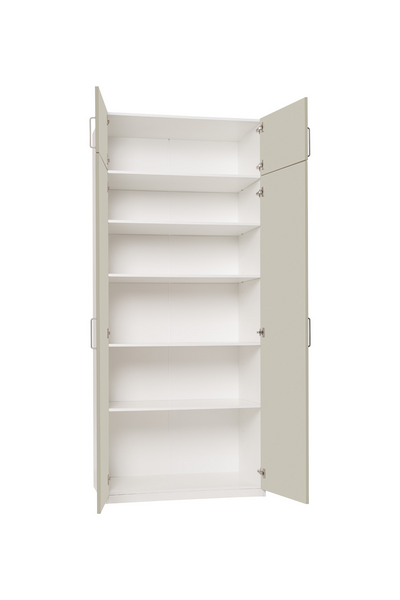 Hyllykomero Cello Click Salla 2324x800x588mm runko valkoinen