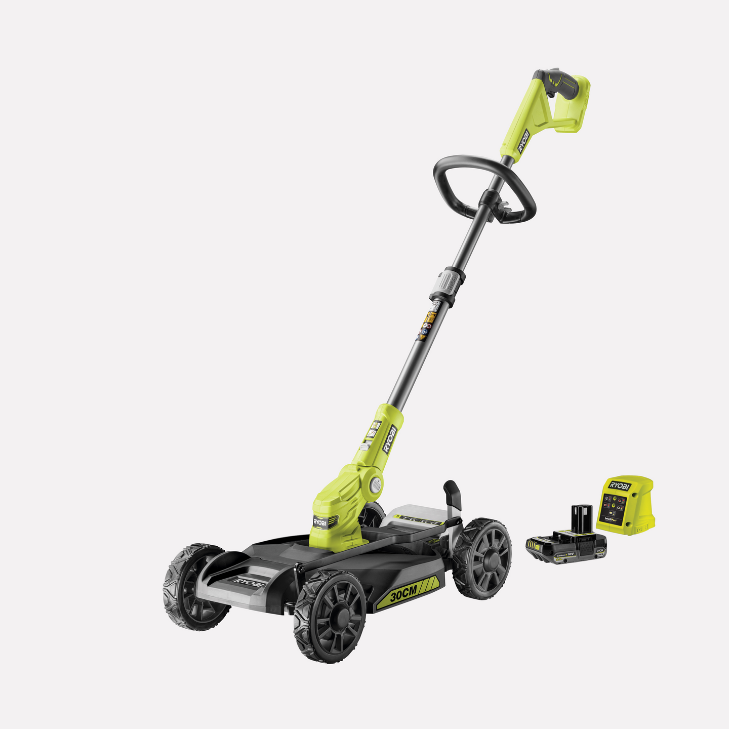 Ruohotrimmeri/ruohonleikkuri Ryobi RY18LMC30A-120 18V ONE+ 1x2,0Ah