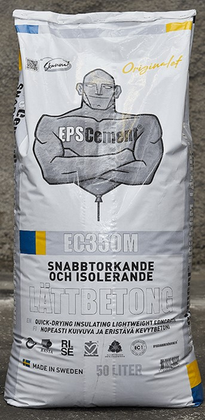 Kevytbetoni EPS Cement 50l 450kg/m3 17kg