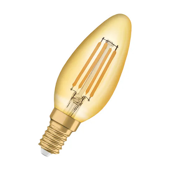 LED CL B 35 KRON E14 FIL GOLD