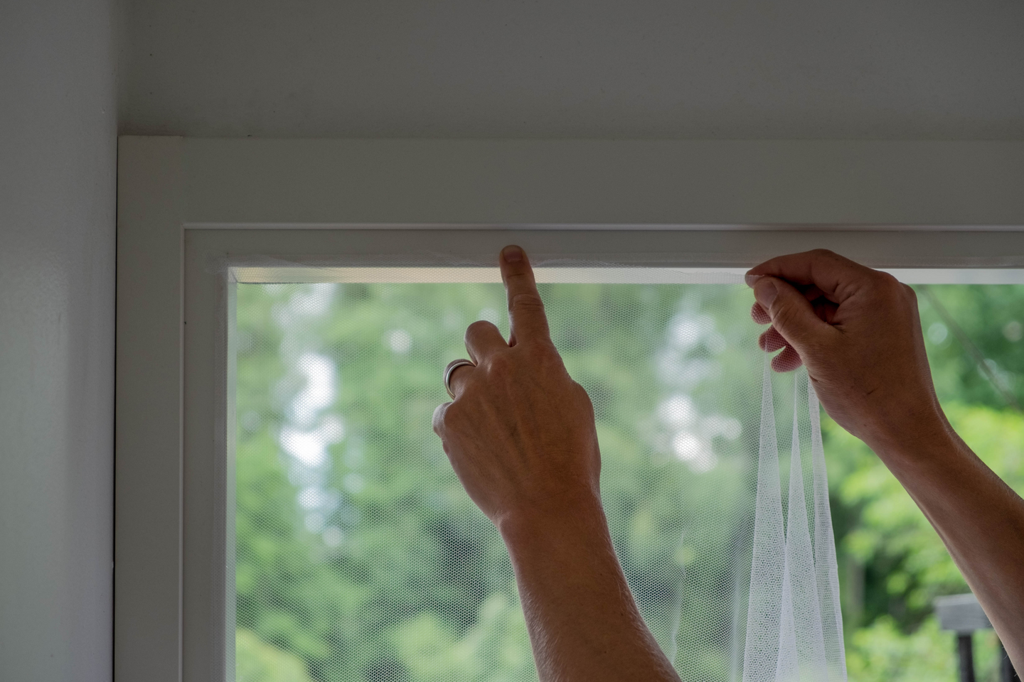 Ikkunaverkko Ötökkä tarra 75x150cm valkoinen