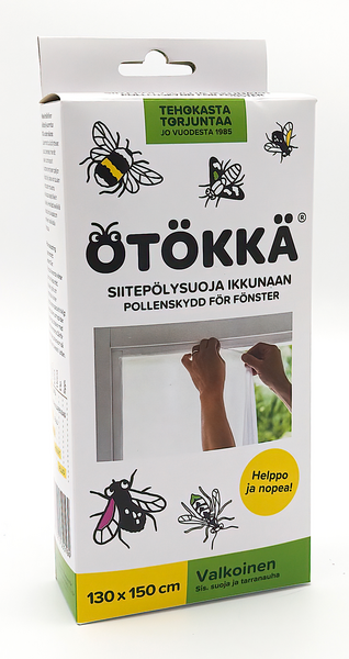 Siitepölysuoja Ötökkä 130x150cm valkoinen