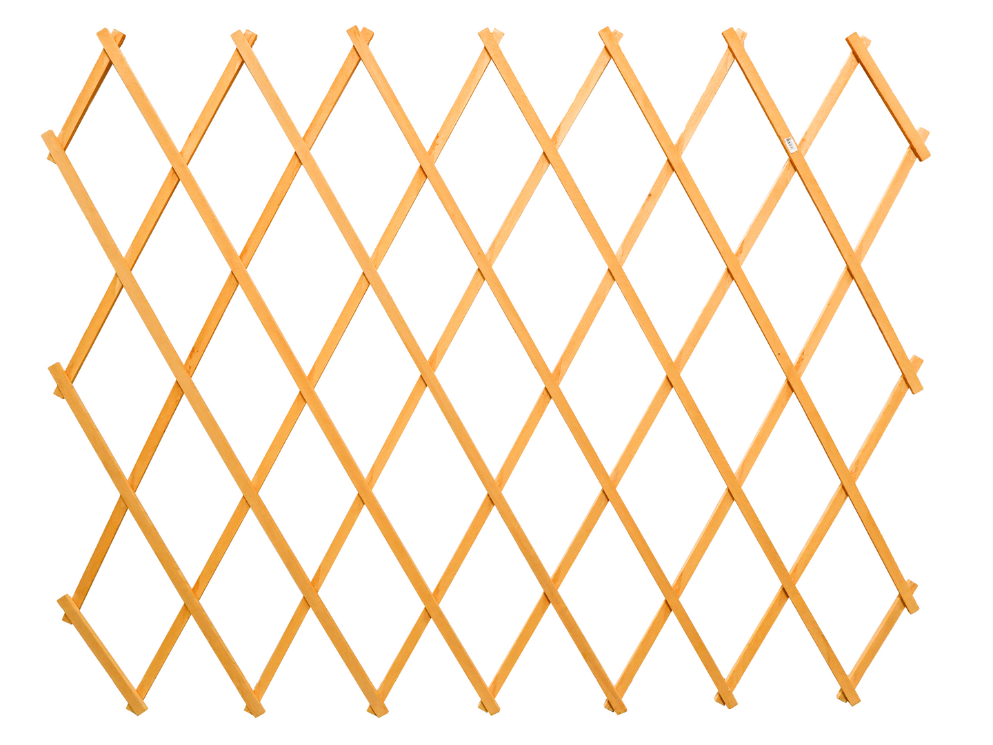 Köynnössäleikkö 0,9x2m keltainen puinen