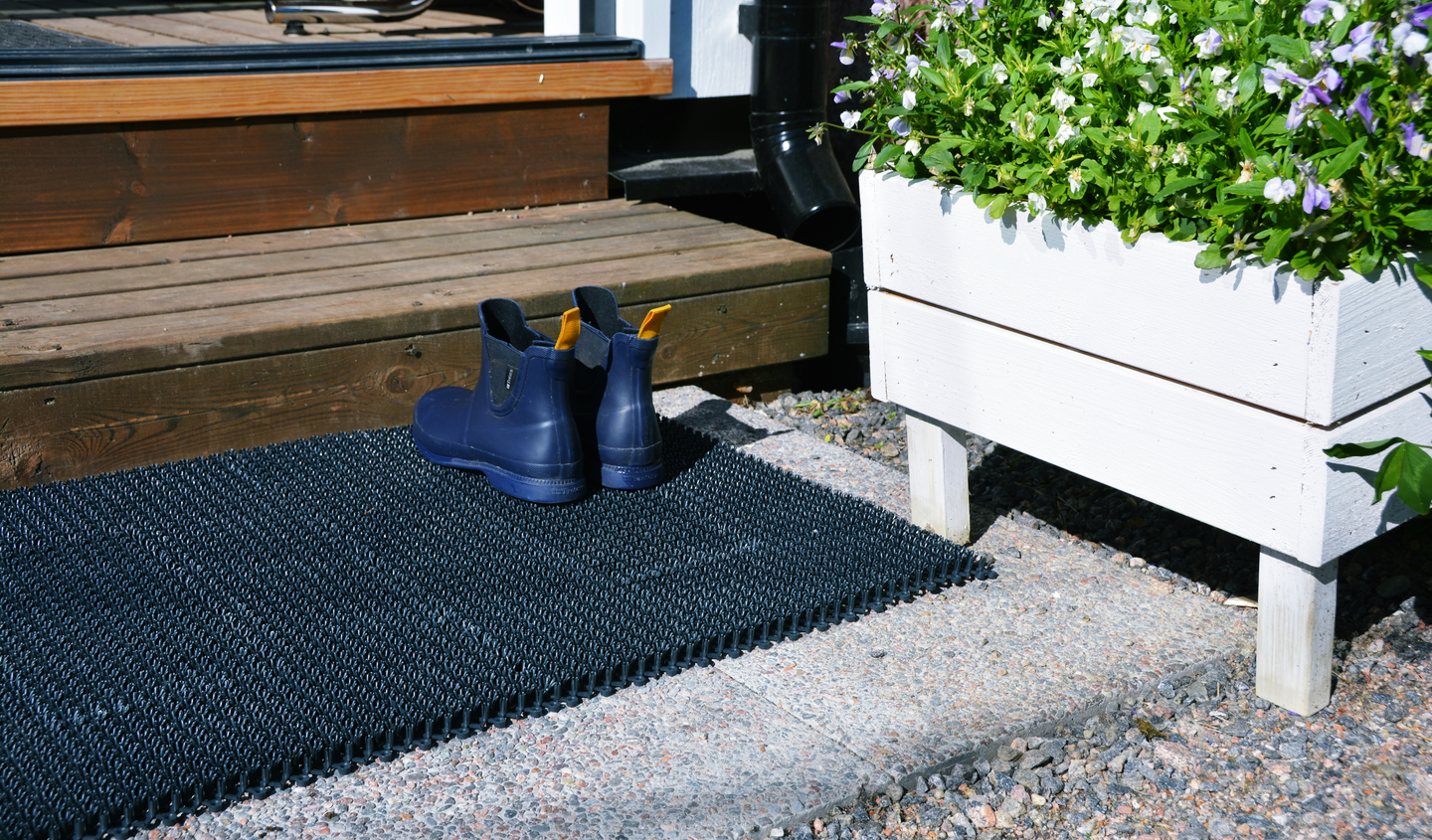 Ruohomatto Atplast 57x86cm tummanharmaa