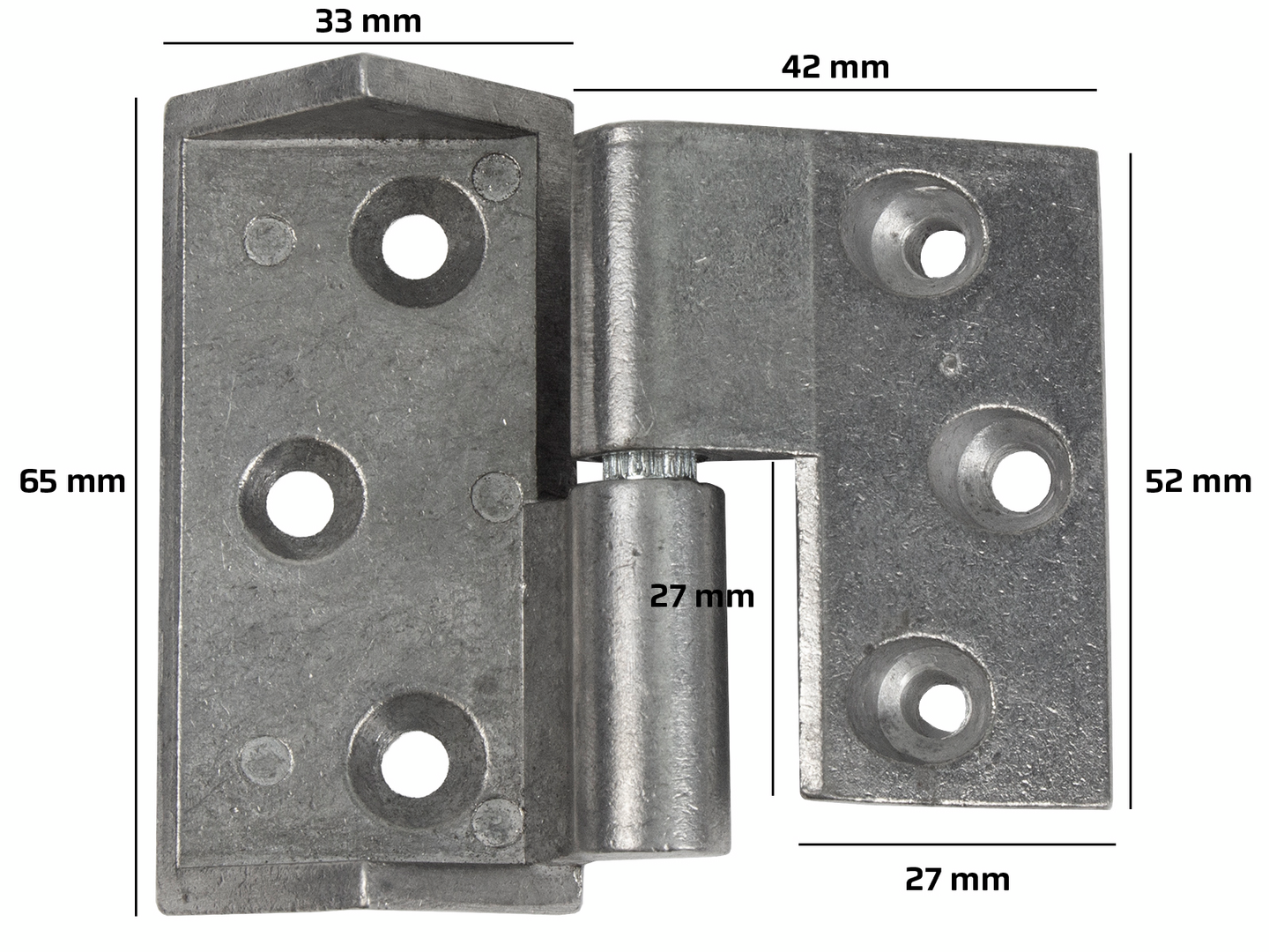 Välioven sarana Solifer 351 oikea alumiini kiillotettu