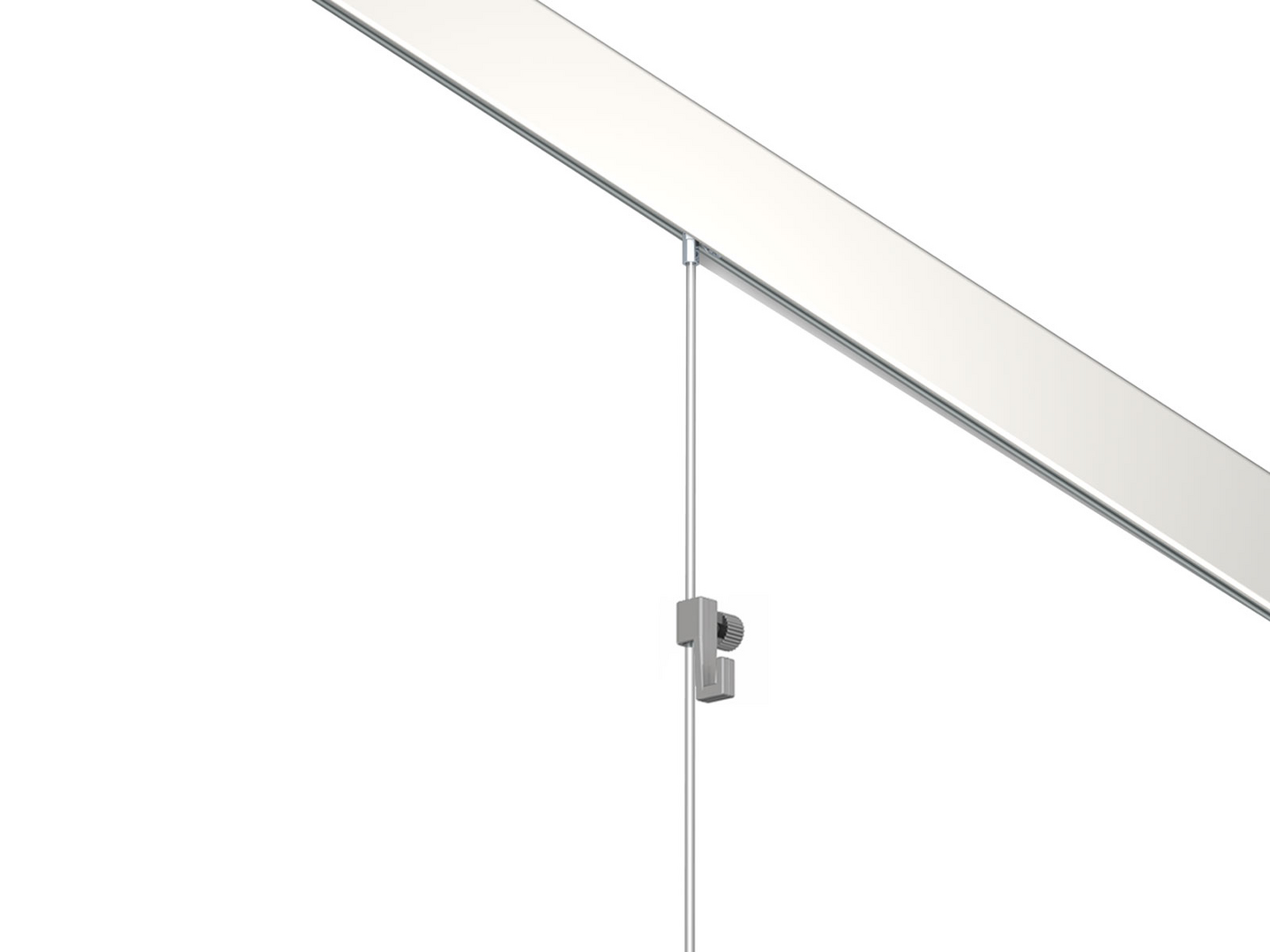 Minikoukku+pysäytin Pisla Eeasy viistoon asennus