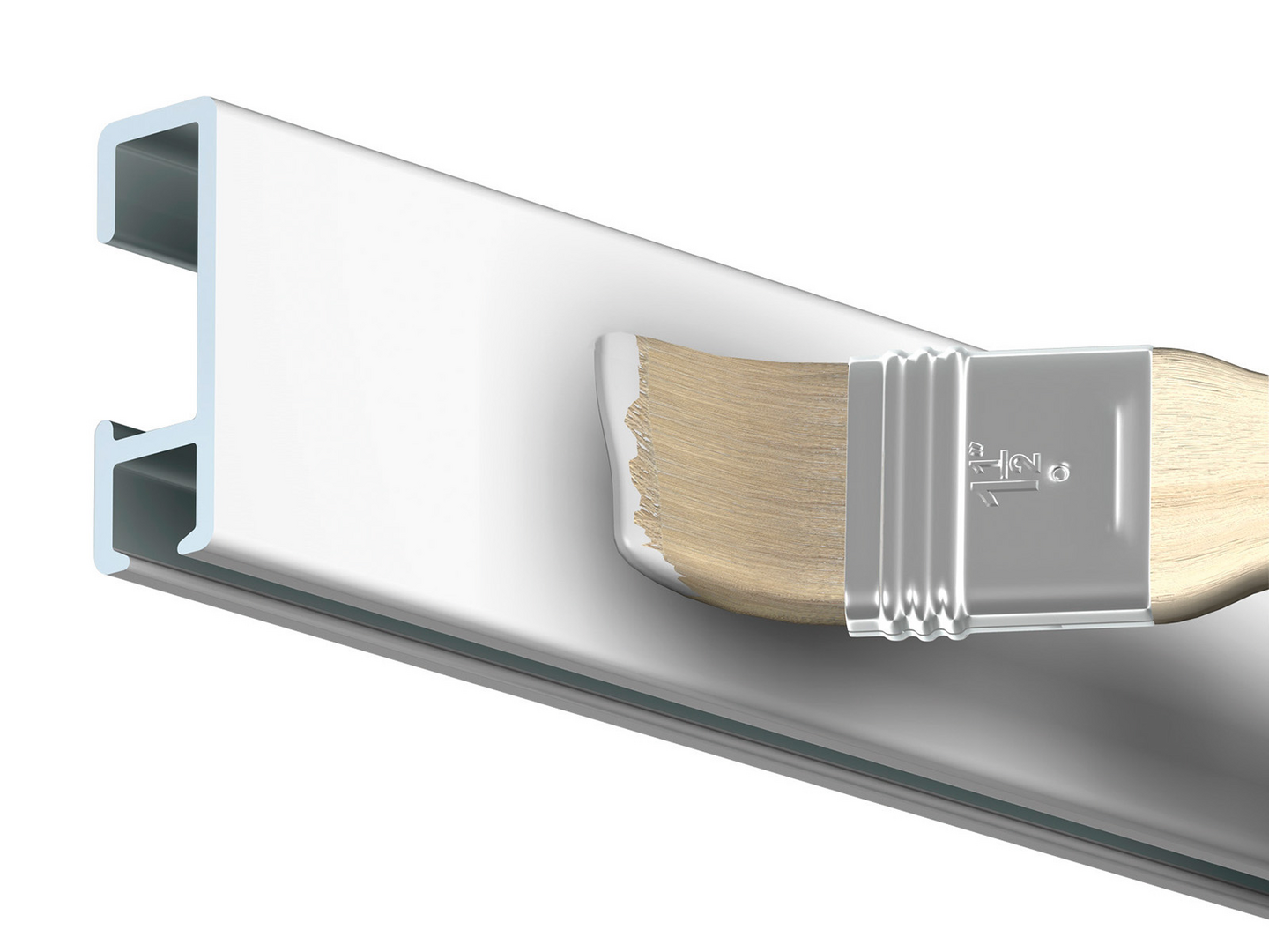 Seinälistasetti Pisla Easy valk/maalattava 400 cm