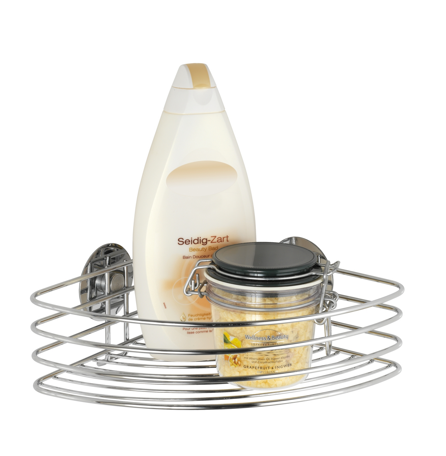 Suihkukulmahylly Wenko Turbo-Loc kromi 18913100