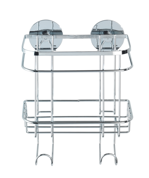 Suihkuhylly Wenko Turbo-Loc rst koukuilla