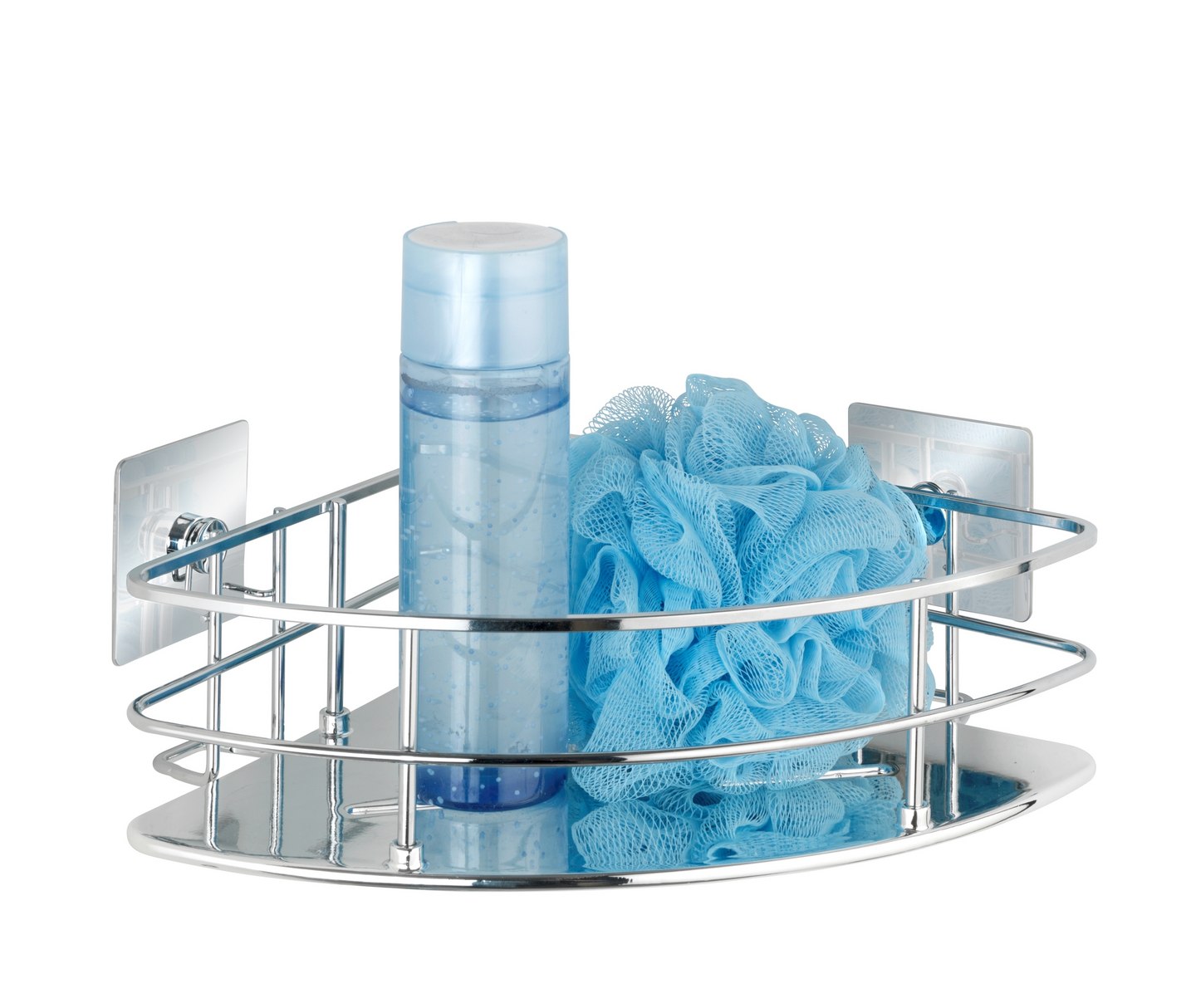 Suihkukulmahylly Wenko Quadro Turbo-Loc 23856100 rst