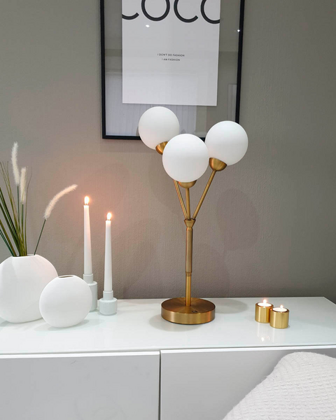 Pöytävalaisin By Rydéns G9 3Some messinki