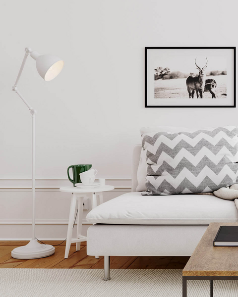 Lattiavalaisin By Rydéns Bazar hiekanvalkoinen