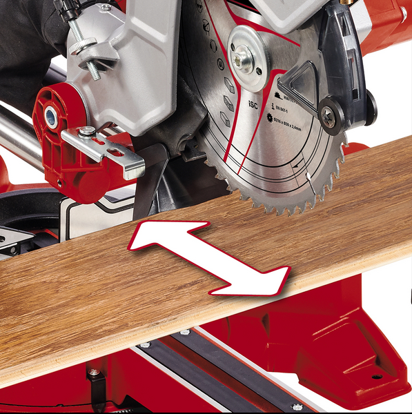 Katkaisu- ja jiirisaha Einhell TC-SM 216 liukutoiminnolla