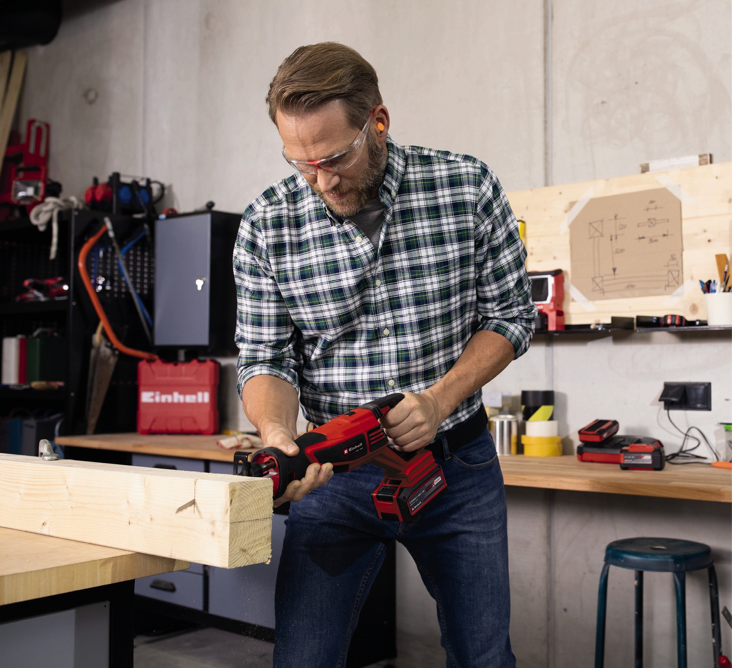 Akkupuukkosaha Einhell Power X-Change TP-AP 18/28 Li BL-Solo