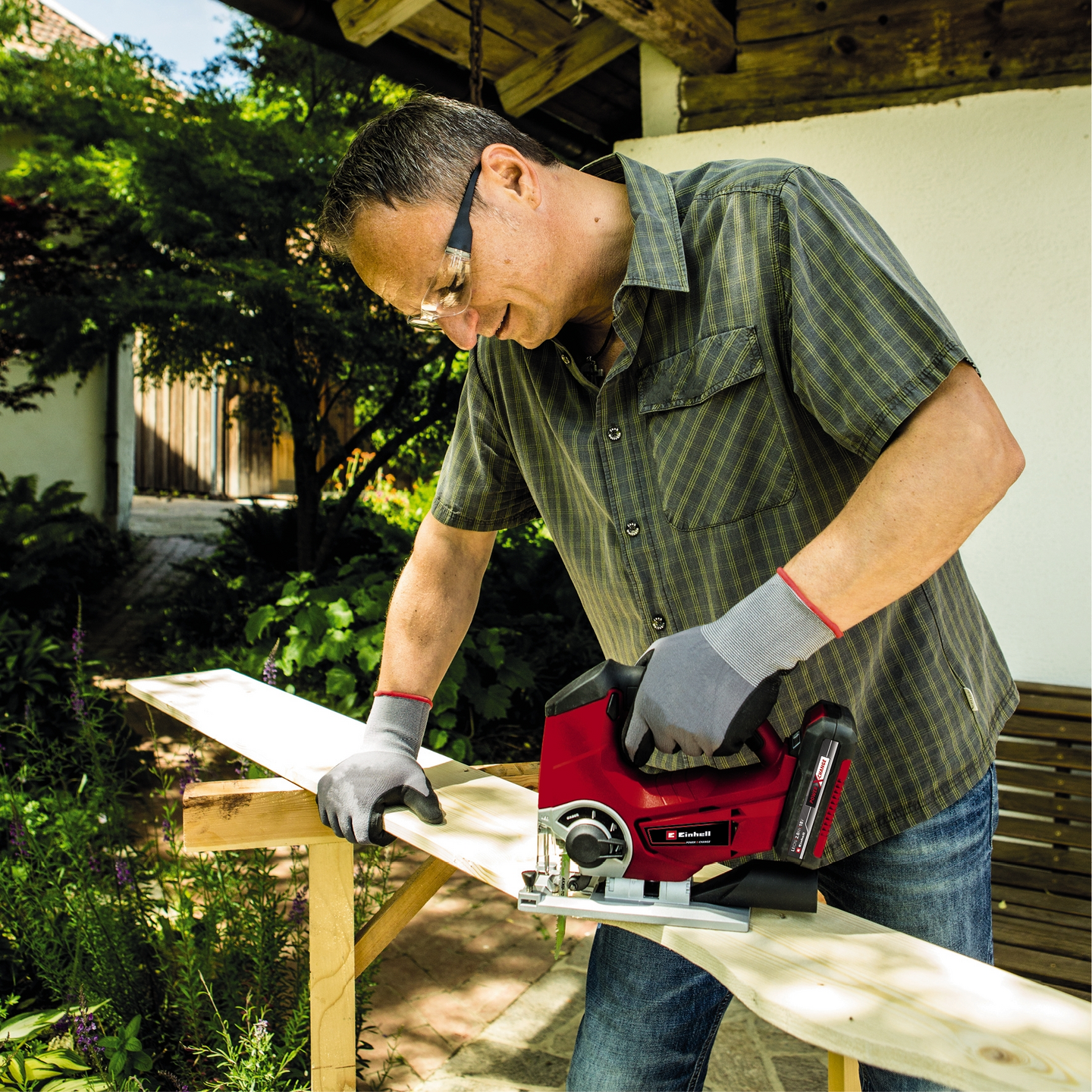 Akkupistosaha Einhell Power X-Change TE-JS 18/80 Li-Solo