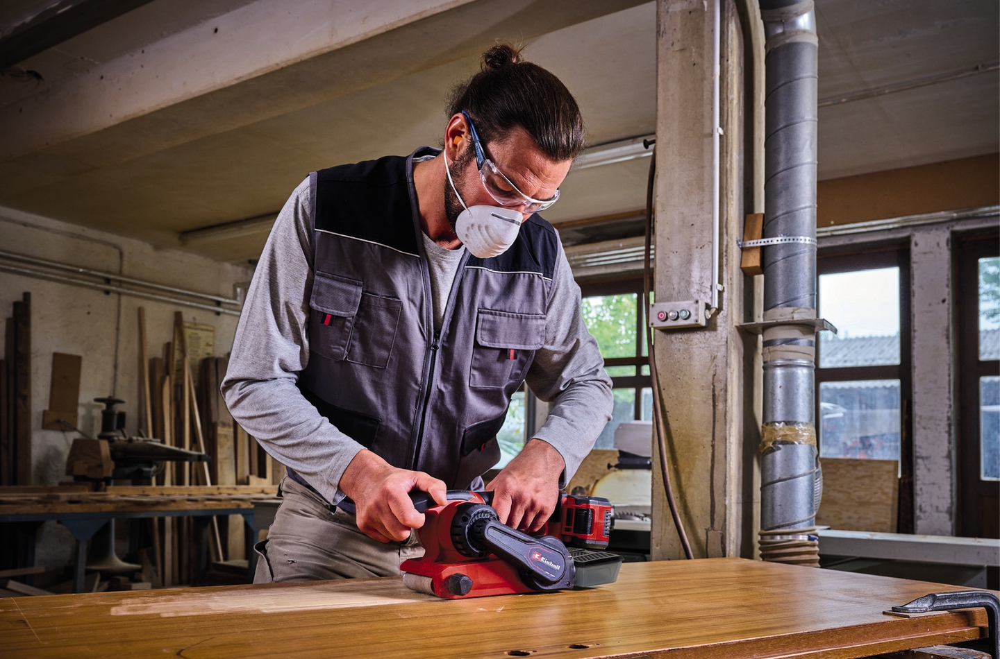 Akkunauhahiomakone Einhell Power X-Change TP-BS 18/457 Li BL-Solo