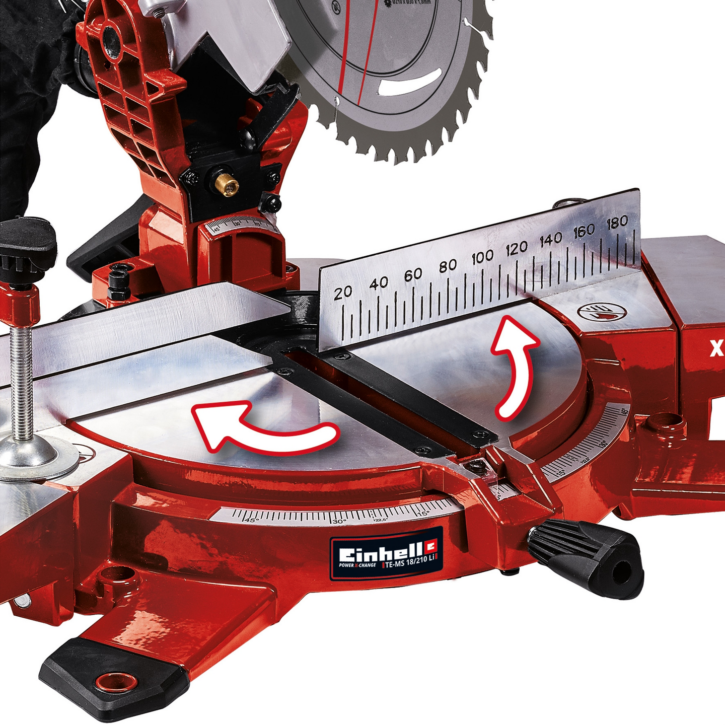 Akkujiirisaha Einhell Power X-Change TE-MS 18/210 Li-Solo