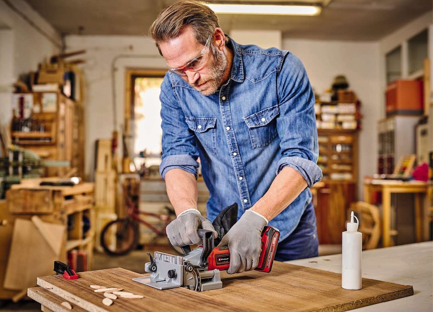 Akkuliitosjyrsin Einhell Power X-Change TE-BJ 18 Li-Solo