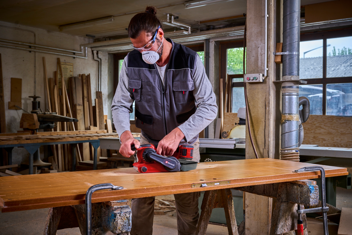 Akkunauhahiomakone Einhell Power X-Change TP-BS 18/457 Li BL-Solo