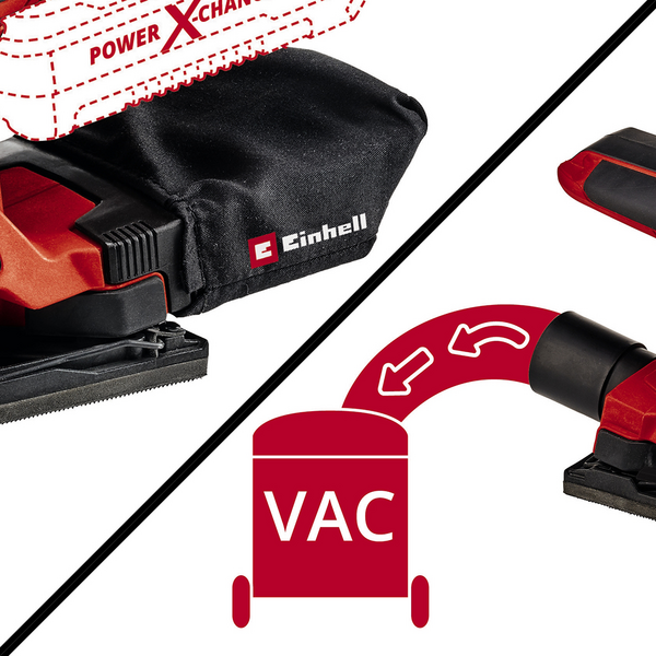 Akkutasohiomakone Einhell Power X-Change TC-OS 18/187 Li-Solo