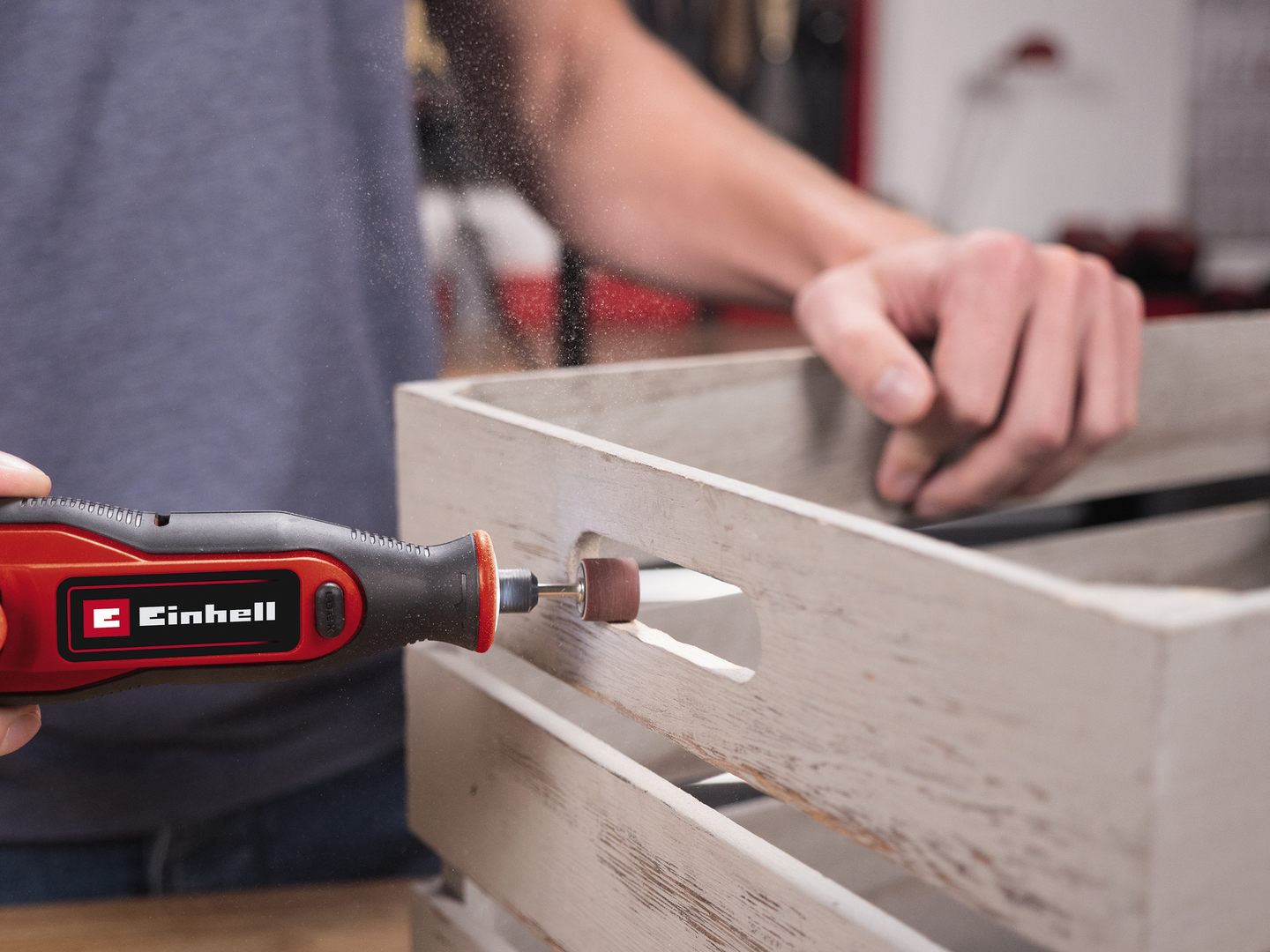 Hioma-kaiverruskone Einhell TE-MT 7,2 Li 1x1,5Ah