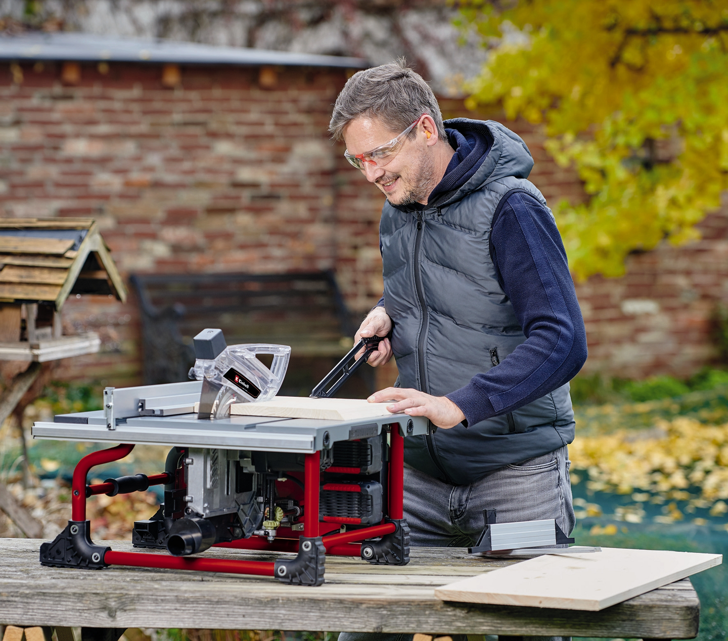 Akkupöytäsaha Einhell Power X-Change TE-TS 36/210 Li-Solo