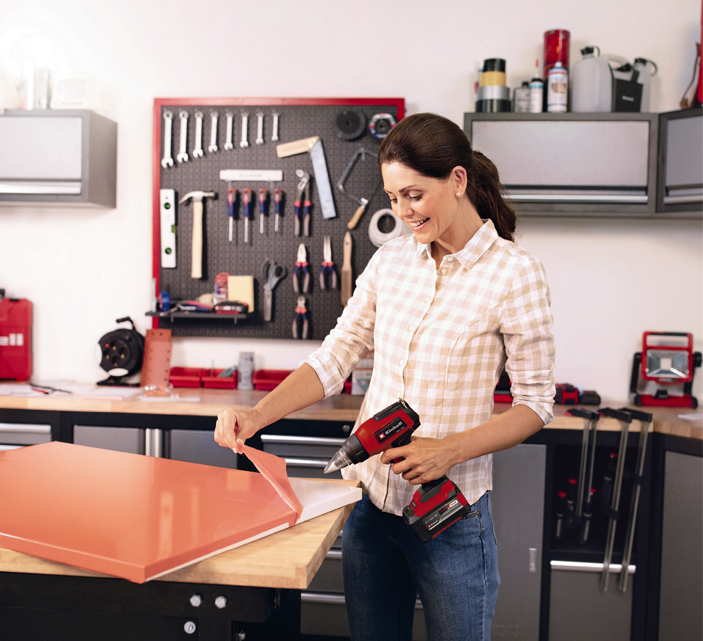 Akkukuumailmapuhallin Einhell Power X-Change TE-HA 18 Li-Solo