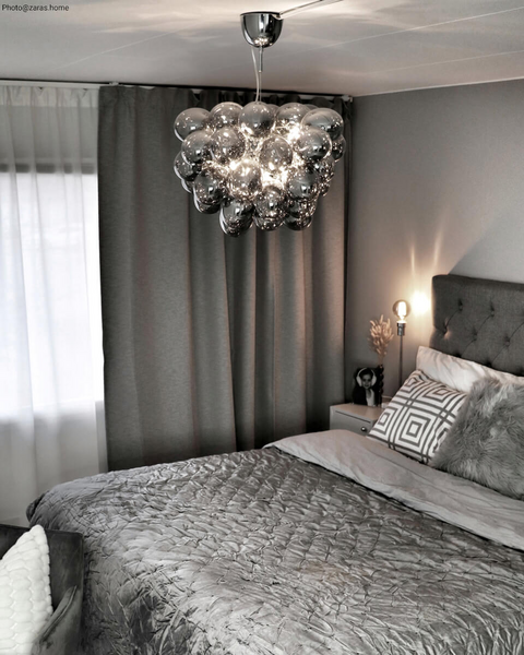 Riippuvalaisin By Rydéns Gross savunharmaa