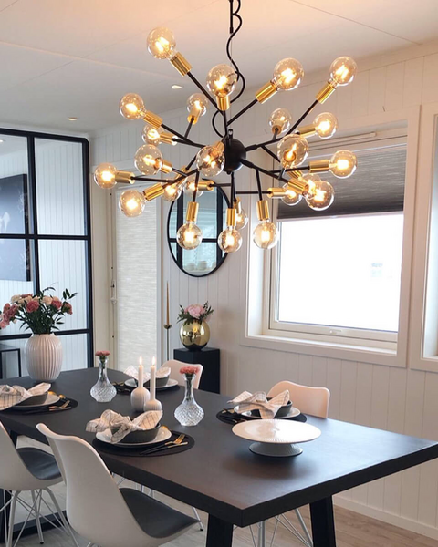 Riippuvalaisin By Rydéns Hero mattamusta/messinki