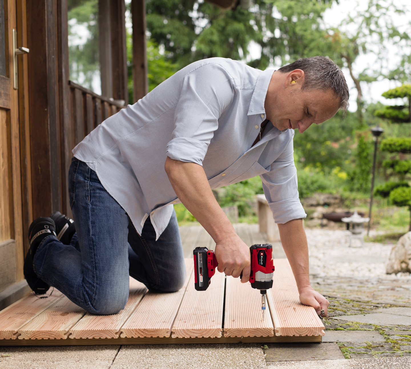 Akkuiskuruuvinväännin Einhell Power X-Change TE-CI 18/1 Li-Solo