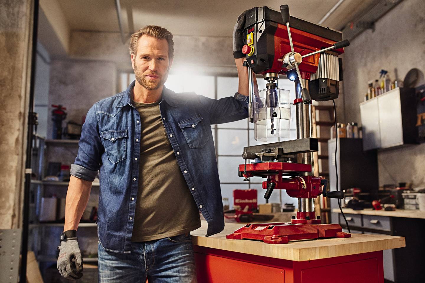 Pylväsporakone Einhell TE-BD 750 E