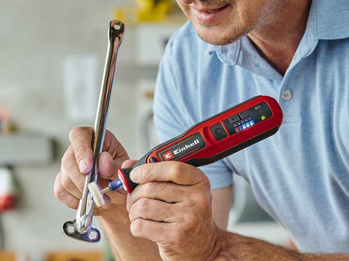 Hioma-kaiverruskone Einhell TE-MT 7,2 Li 1x1,5Ah