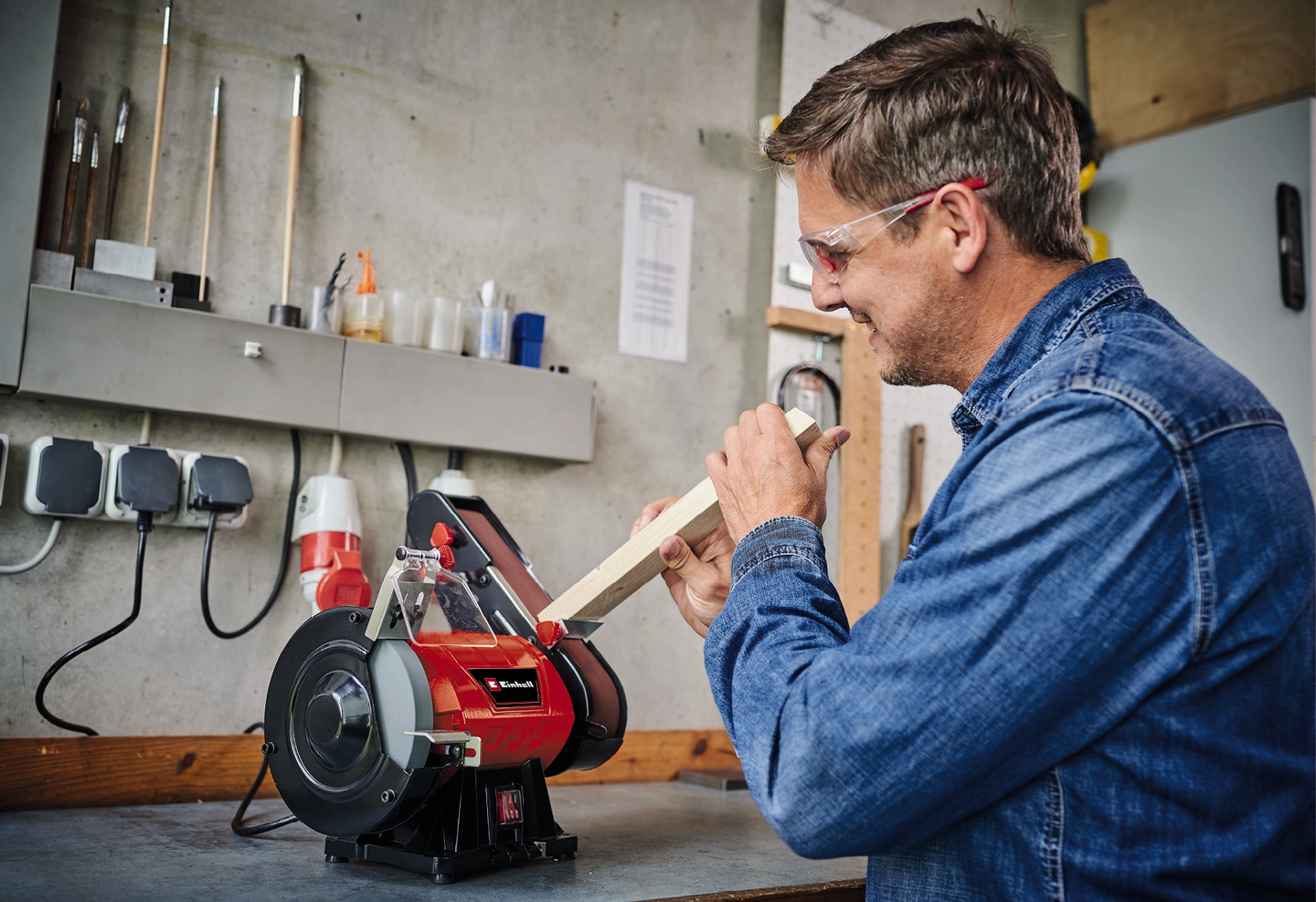 Smirkeli-nauhahiomakone Einhell TC-US 350