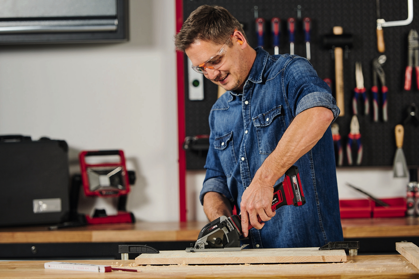 Akkuminikäsisirkkeli Einhell Power X-Change  TE-CS 18/150 Li-Solo