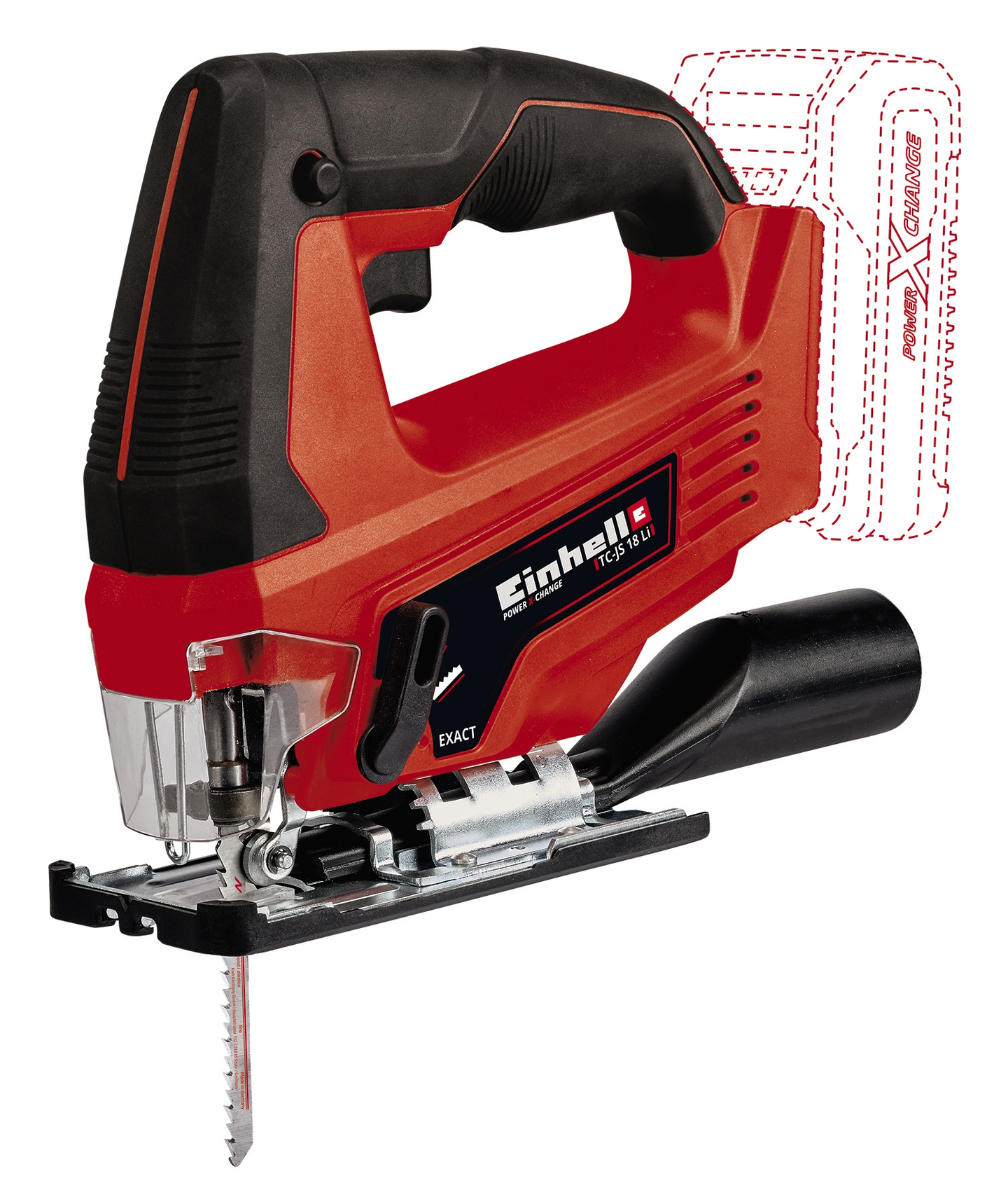 Akkupistosaha Einhell Power X-Change TC-JS 18 Li-Solo