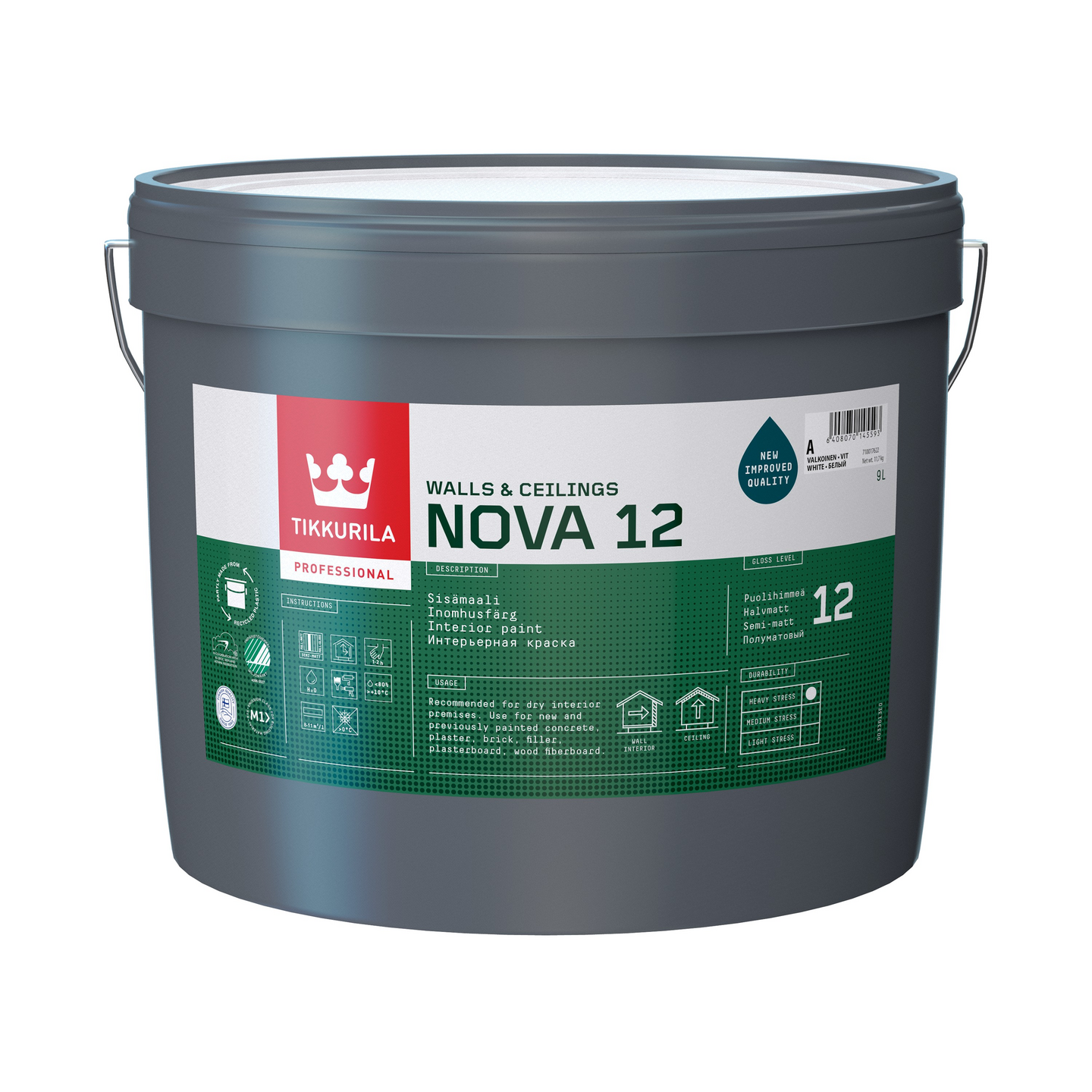 Nova 12 Sisämaali puolihimmeä