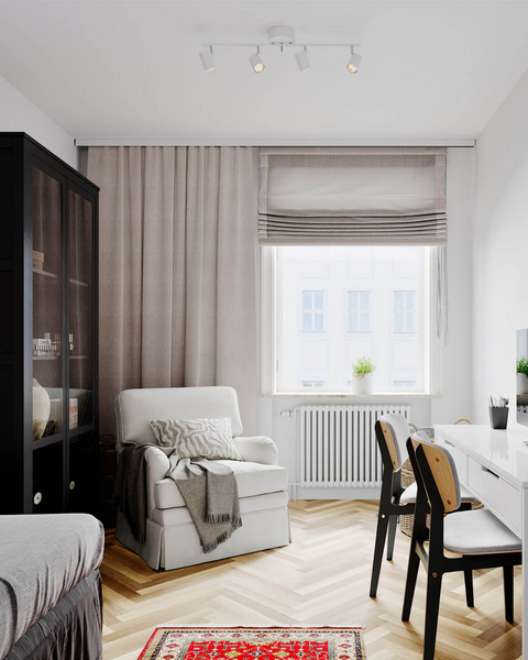 Kattovalaisin By Rydéns Correct 4-osainen mattavalkoinen