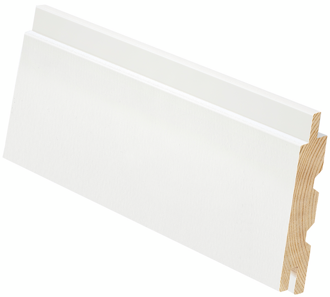 Sisustuspaneeli Saga 15x95x4480 STS 4 mänty päätypontattu valkoinen