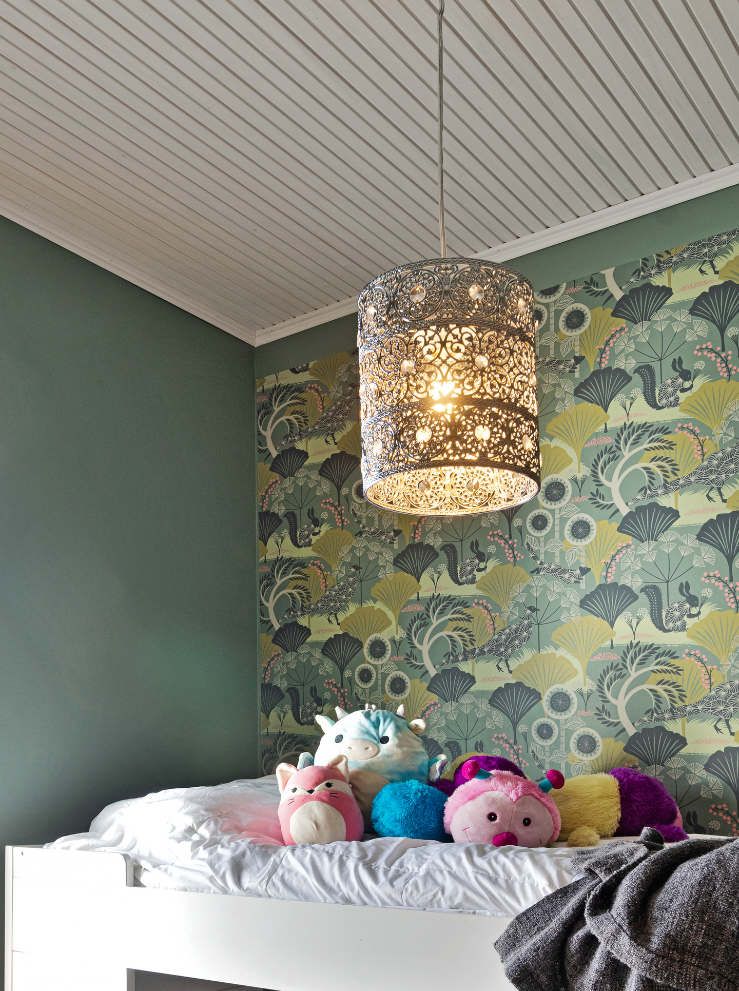 Riippuvalaisin Sessak Maya metallia 17cm 60W hopea