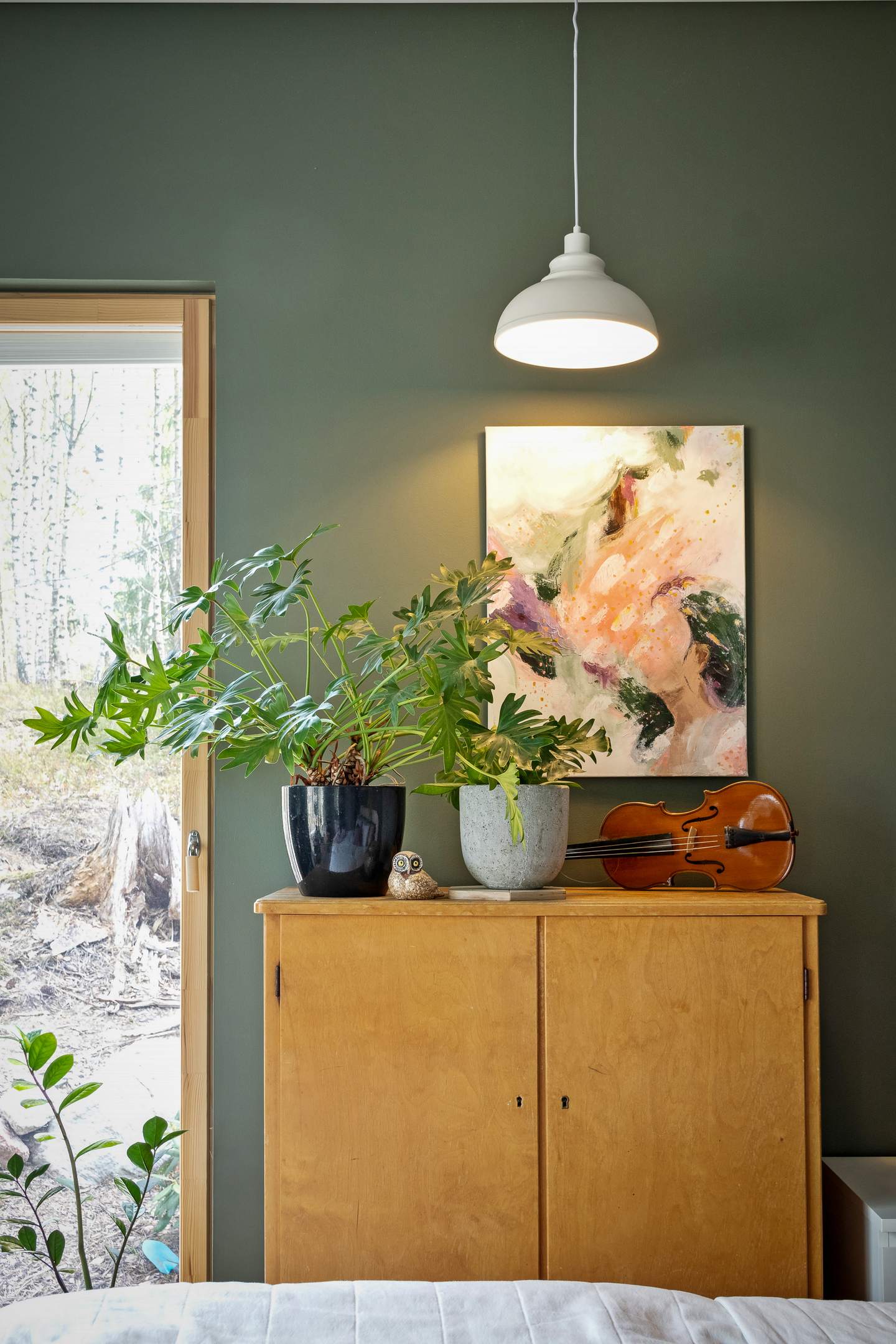 Riippuvalaisin Sessak Corbin metalli 29cm valkoinen