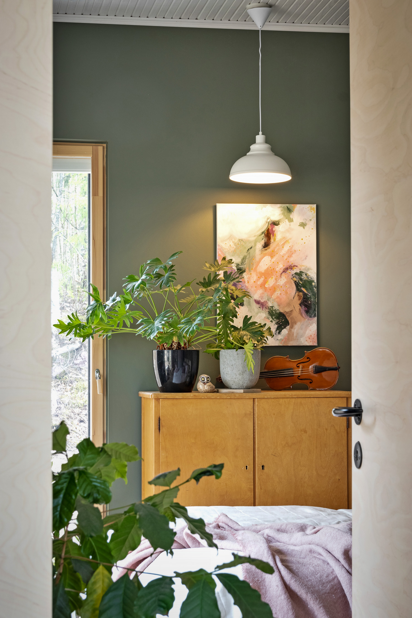 Riippuvalaisin Sessak Corbin metalli 29cm valkoinen