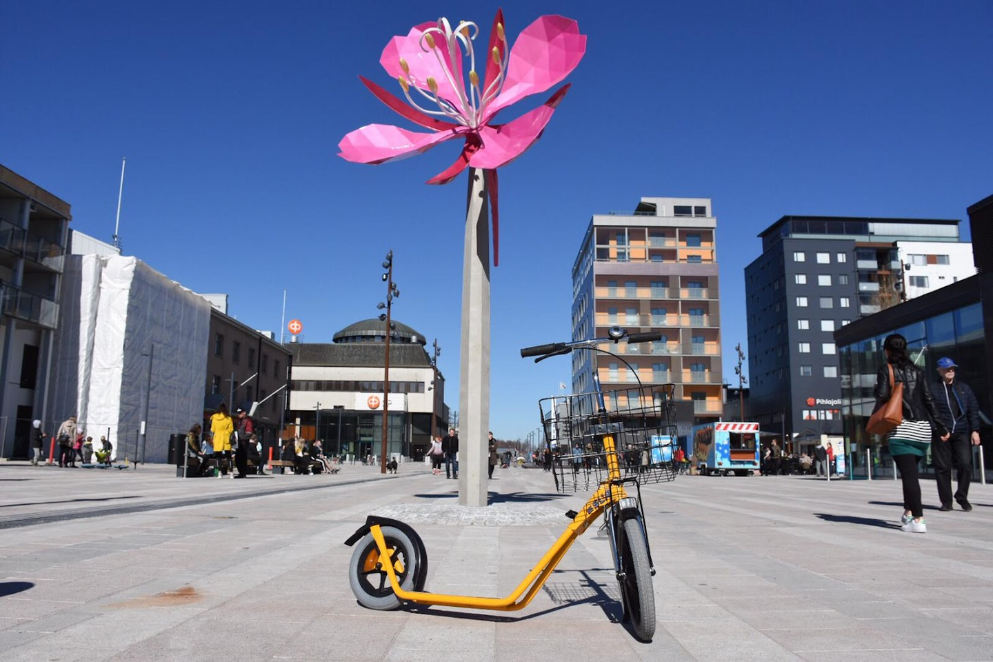 Potkulauta ESLA 4103 pu st keltainen