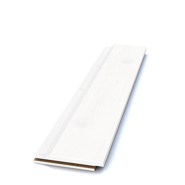 ENKELFAS FALS ÄNDSPONT 22X120X4800 MELLANSTRUKEN VIT G4-2