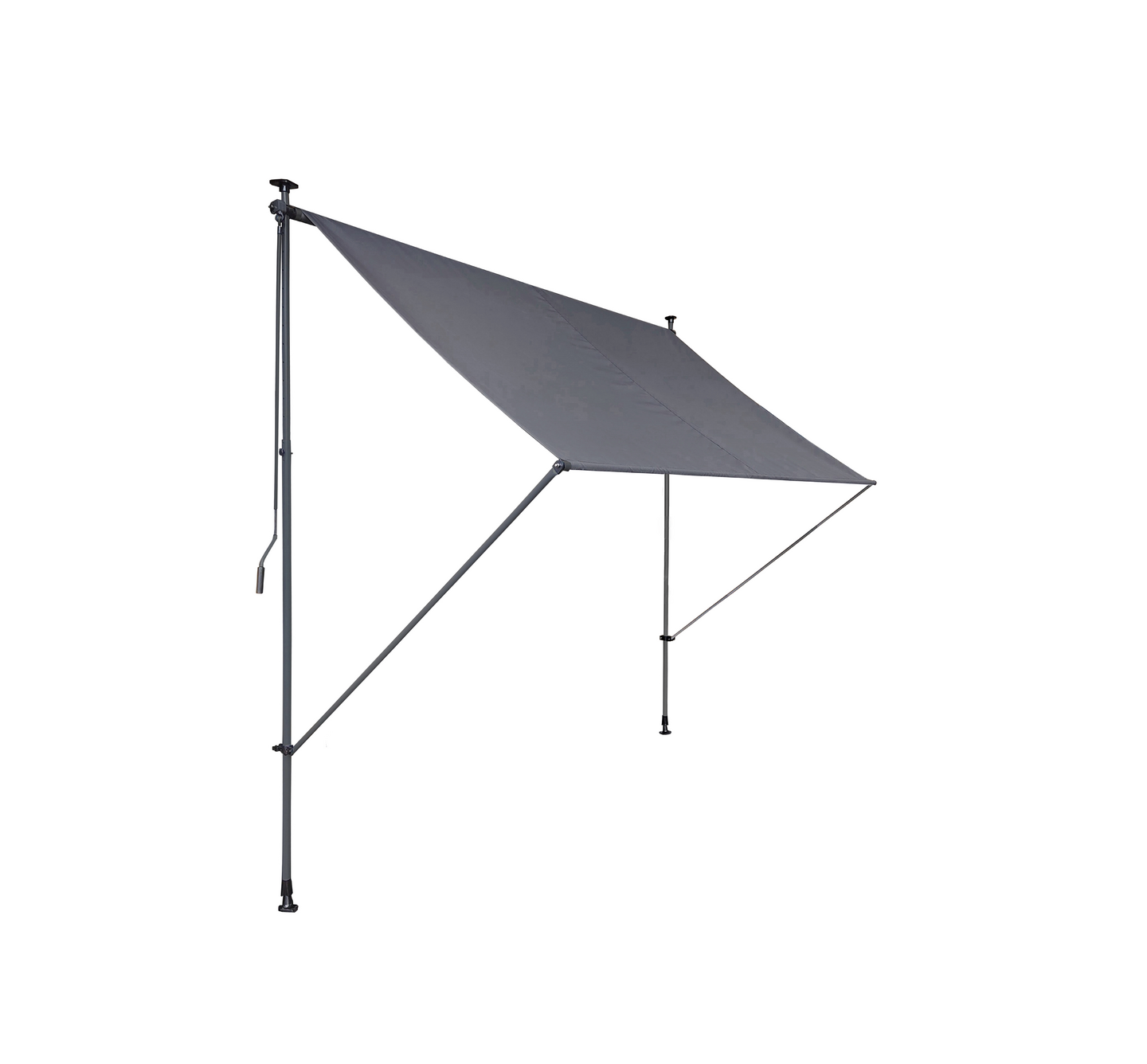 Siirrettävä markiisi Cello 235x160cm harmaa