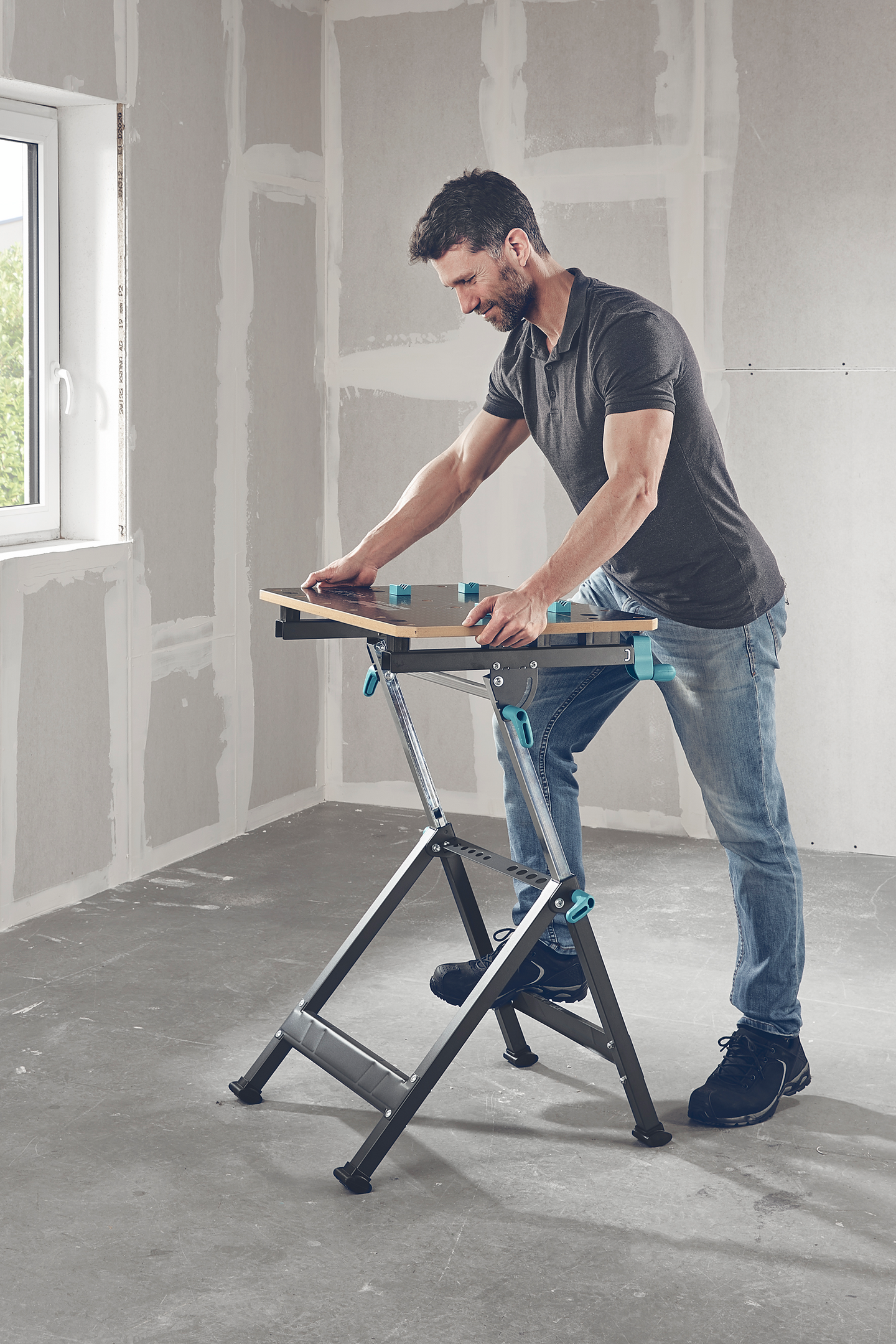 Työpöytä Wolfcraft Master 650 Ergo