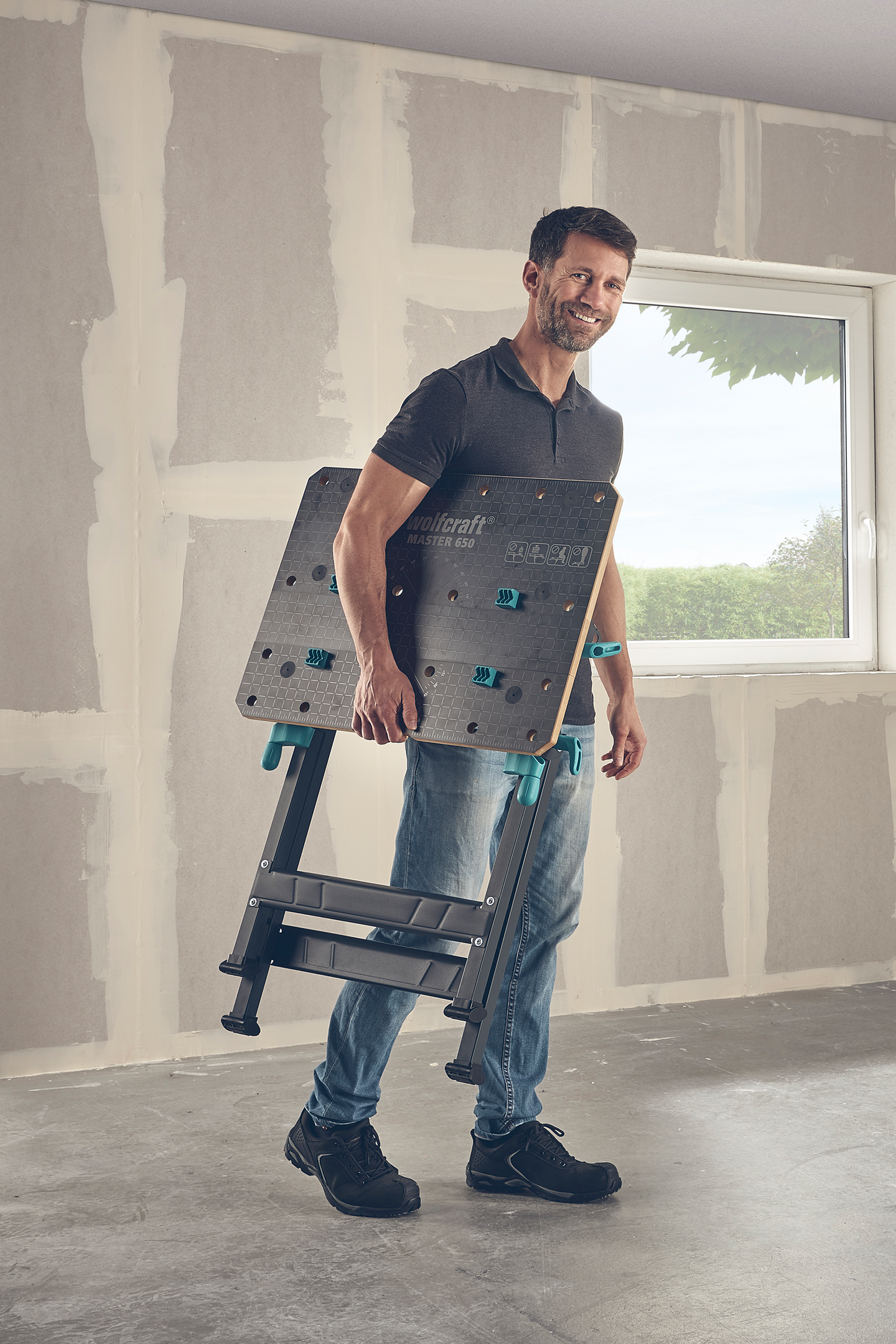 Työpöytä Wolfcraft Master 650 Ergo