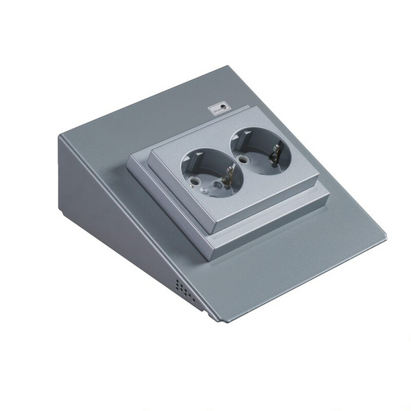 Pistorasia Dreamled Pro 2-os 16a IP20 alumiini